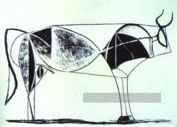 Pablo Picasso œuvres - L’État du Taureau VII 1945 cubiste Pablo Picasso